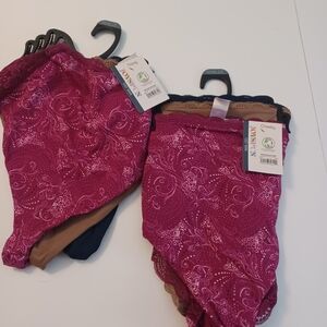 NEW JoySpun Lot Of 3 Pairs Cheeky And 3 Pairs Thong Underware Sz XXXL 22